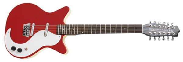 Danelectro Double Cut. 12-string Guitar Red