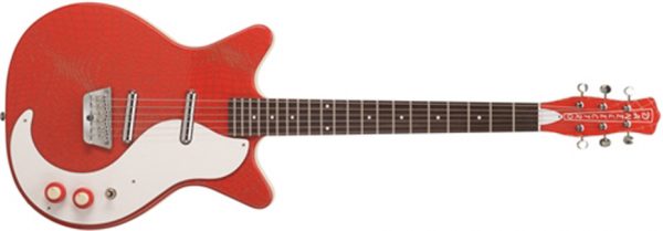 Danelectro 59 O Double Cutaway Guitar Alligator Red